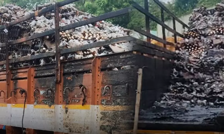 ரூ.50 லட்சம் மதிப்பிலான மதுபாட்டில்கள் சேதம்