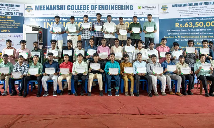 மீனாட்சி பொறியியல் கல்லூரியில் முதலாமாண்டு மாணவர்களுக்கு வரவேற்பு