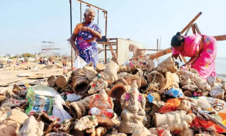 5 கடற்கரைப் பகுதிகளில் 77 டன் கழிவுகள் அகற்றம்