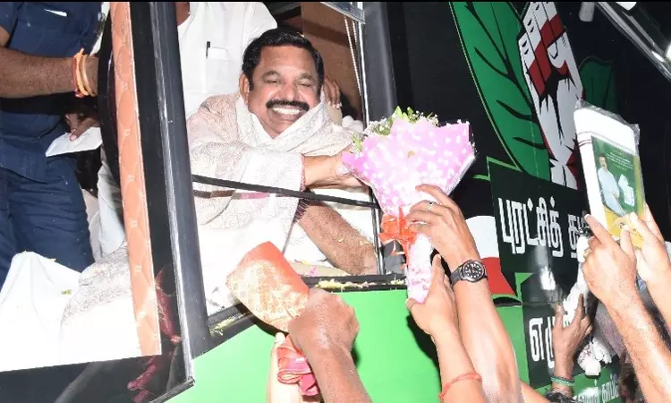 டி.ஜி.பி.யை கூட நியமிக்க முடியாத அரசாக தி.மு.க. உள்ளது- எடப்பாடி பழனிசாமி விமர்சனம் டி.ஜி.பி.யை கூட நியமிக்க முடியாத அரசாக தி.மு.க. உள்ளது- எடப்பாடி பழனிசாமி விமர்சனம்