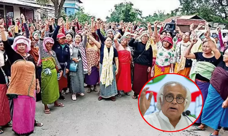 ஒரு வழியாக தைரியம் வந்து விட்டது; பிரதமர் மோடியின் மணிப்பூர் பயணம் பற்றி காங்கிரஸ் கிண்டல்