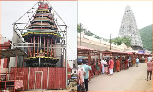 திருவண்ணாமலை கோவிலில் பராசக்தி அம்மன் தேர் புனரமைக்கும் பணி தொடக்கம்