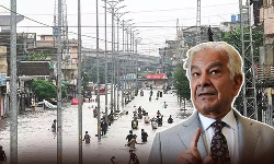 வெள்ளநீர் என்பது ஆசிர்வாதம் - பாக்., மந்திரி சர்ச்சை பேச்சு வெள்ளநீர் என்பது ஆசிர்வாதம் - பாக்., மந்திரி சர்ச்சை பேச்சு