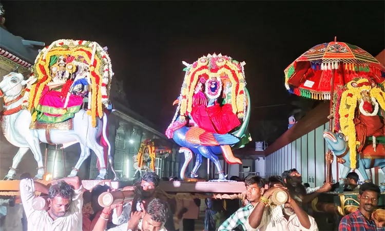 நாகை: சீயாத்தமங்கை பிரம்மபுரீஸ்வரர் கோவிலில் ஆவணி மூலத்திருவிழா