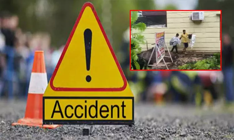 அரியானா:  கனமழையால் பள்ளி வாகனம் மீது முறிந்து விழுந்த மரம்; மாணவர்கள் காயம்?