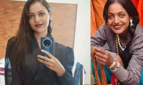 கும்பமேளாவால் பிரபலமானவர்....மோனலிசா மலையாள திரையுலகில் அறிமுகம்