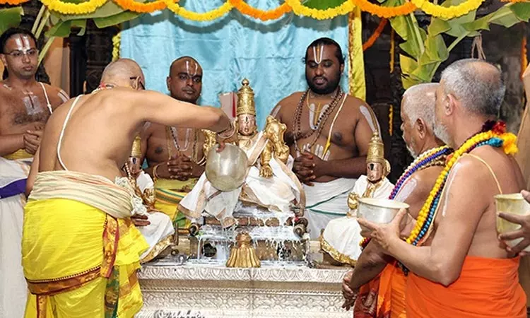 திருப்பதி கோவிந்தராஜ சுவாமி கோவில், காளஹஸ்தி சிவன் கோவிலில் பவித்ரோற்சவம்