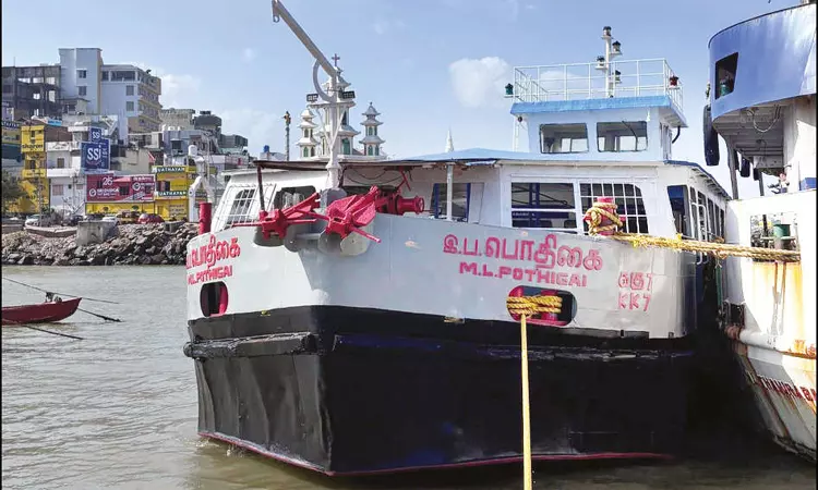 பொதிகை படகு சீரமைப்பு பணி நிறைவு - இன்று பயன்பாட்டுக்கு வருகிறது