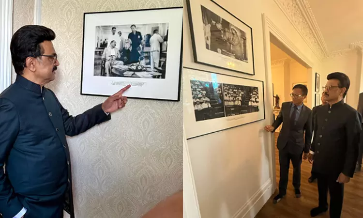 அம்பேத்கர் லண்டனில் படிக்கும்பொழுது தங்கியிருந்த இல்லத்தை பார்வையிட்டார் முதல்-அமைச்சர் மு.க.ஸ்டாலின்