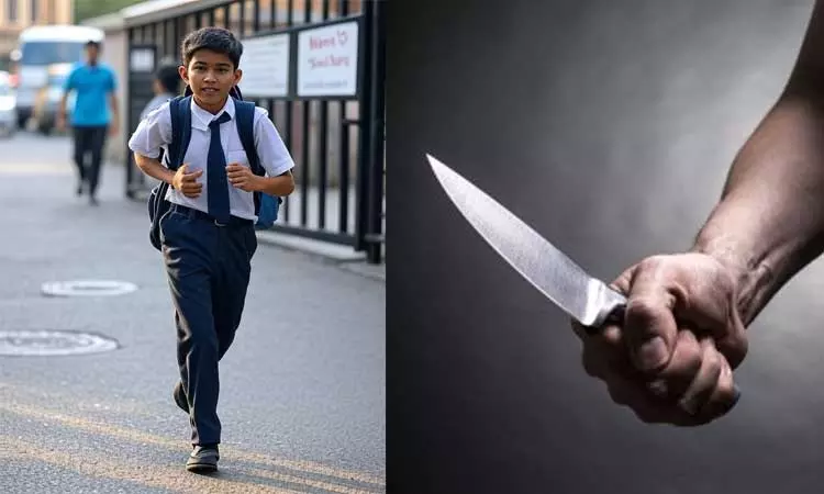 பள்ளிக்கூட வாசலில் தாக்குதல்; நெஞ்சில் குத்திய கத்தியுடன் காவல் நிலையத்திற்கு சென்ற மாணவன் பள்ளிக்கூட வாசலில் தாக்குதல்; நெஞ்சில் குத்திய கத்தியுடன் காவல் நிலையத்திற்கு சென்ற மாணவன்