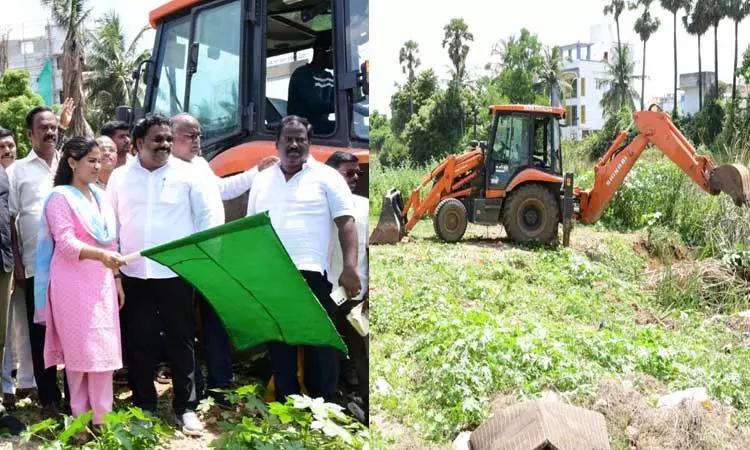 சோழிங்கநல்லூரில் 22 குளங்களை தூர்வாரும் பணி - சென்னை மேயர் பிரியா தொடங்கி வைத்தார்