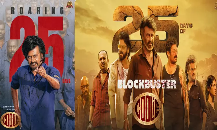 25வது நாளில் வெற்றி நடைபோடும்  ரஜினியின் “கூலி”