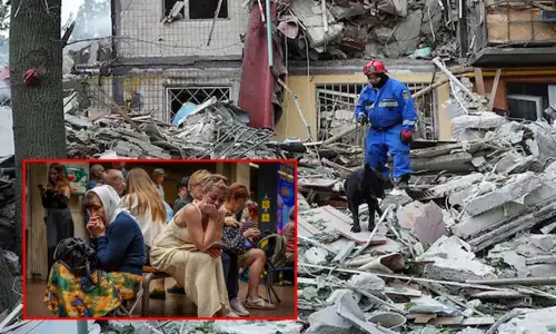 உக்ரைன் மீது நள்ளிரவில் ரஷியா டிரோன்களை கொண்டு கடுமையான தாக்குதல்