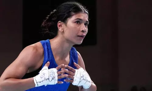 உலக குத்துச்சண்டை சாம்பியன்ஷிப்: முதல் சுற்றில் இந்திய வீராங்கனை நிகாத் ஜரீன் வெற்றி உலக குத்துச்சண்டை சாம்பியன்ஷிப்: முதல் சுற்றில் இந்திய வீராங்கனை நிகாத் ஜரீன் வெற்றி