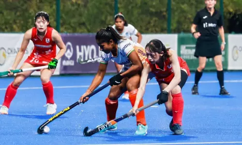 மகளிர் ஆசிய கோப்பை ஆக்கி: இந்தியா-ஜப்பான் ஆட்டம் டிரா மகளிர் ஆசிய கோப்பை ஆக்கி: இந்தியா-ஜப்பான் ஆட்டம் டிரா