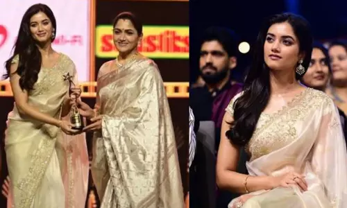 சைமா விருதுகள்:  சிறந்த அறிமுக நடிகை விருதை வென்ற பாக்யஸ்ரீ போர்ஸ்