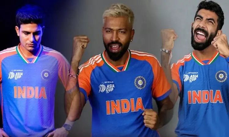 ஆசிய கோப்பை கிரிக்கெட்: ஸ்பான்சர் இல்லாத ஜெர்சியுடன் களமிறங்கும் இந்திய வீரர்கள்