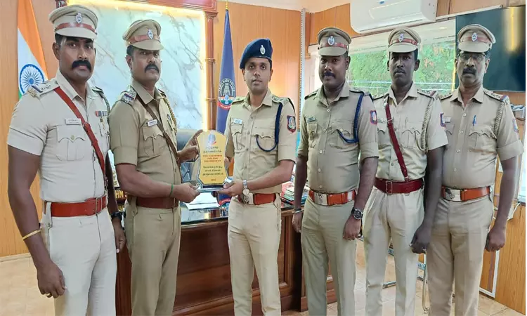கோவில்பட்டி மேற்கு காவல் நிலையத்திற்கு தமிழக முதல்-அமைச்சரின் விருது: எஸ்.பி. வாழ்த்து