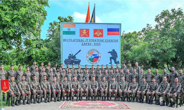 இந்தியா-ரஷியா கூட்டு ராணுவ பயிற்சி - இன்று தொடக்கம்