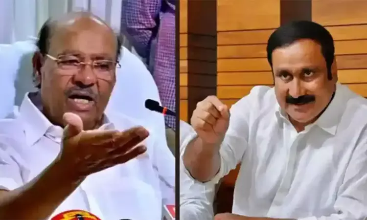 கட்சியின் பெயர், சின்னம் தொடர்பாக கேவியட் மனுக்களை தாக்கல் செய்தார் பாமக நிறுவனர் ராமதாஸ்