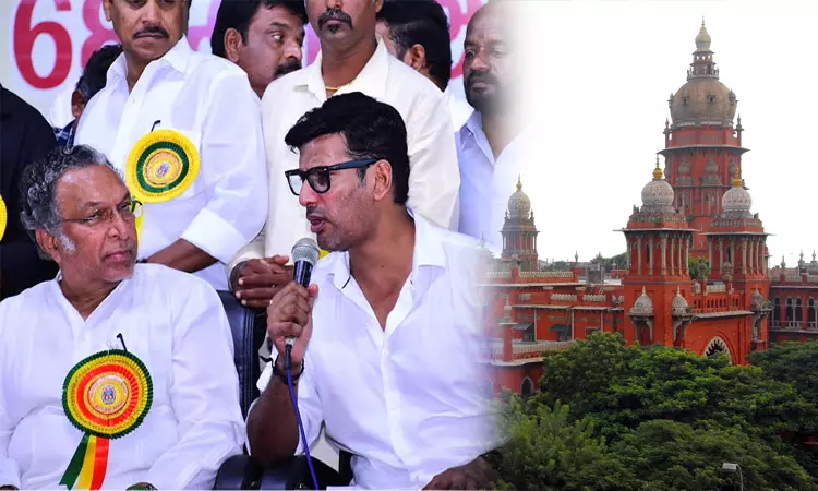 நடிகர் சங்கத்திற்கு தேர்தல் நடத்துவதில் என்ன சிக்கல்?  சென்னை ஐகோர்ட்டு கேள்வி