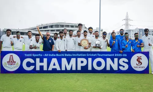 புச்சிபாபு கிரிக்கெட்: டிராவில் முடிந்த இறுதிப்போட்டி.. ஐதராபாத் அணி சாம்பியன்