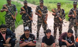 இந்தியாவுக்குள் ஊடுருவ முயன்ற நேபாள சிறை கைதிகள் - பாதுகாப்புப் படை நடவடிக்கையால் கைது