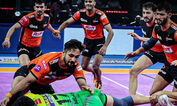 புரோ கபடி லீக்: ஒரு புள்ளி வித்தியாசத்தில் யு மும்பா திரில் வெற்றி