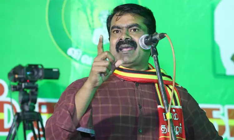 நடிகை பாலியல் புகார் - சீமான் மன்னிப்பு கேட்க வேண்டும்