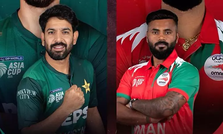 ஆசிய கோப்பை: ஓமன் அணிக்கு எதிராக பாகிஸ்தான் பேட்டிங் தேர்வு