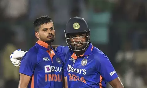 சாம்சன் 5-வது இடத்தில் விளையாடுவது ஸ்ரேயாஸ் ஐயருக்கான வழியை... - இந்திய முன்னாள் வீரர் சாம்சன் 5-வது இடத்தில் விளையாடுவது ஸ்ரேயாஸ் ஐயருக்கான வழியை... - இந்திய முன்னாள் வீரர்