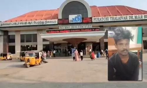 சென்னை கோயம்பேட்டில் அரசு பஸ் கடத்தல் - ஆந்திராவில் மீட்பு