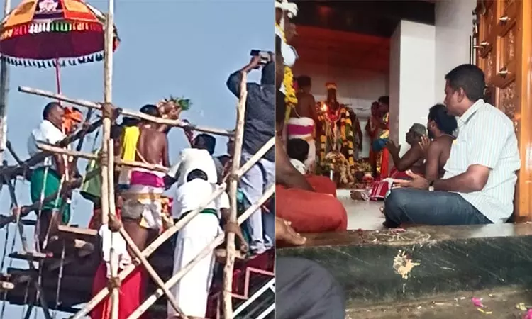 கபிலர்மலையில் திருச்செந்தூர் சண்முகநாதர் கோவில் கும்பாபிஷேக விழா கபிலர்மலையில் திருச்செந்தூர் சண்முகநாதர் கோவில் கும்பாபிஷேக விழா