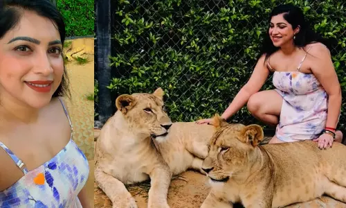 Vaikha rose playing lions shares video