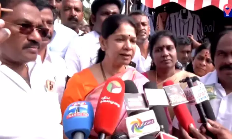 திமுகவை பற்றி பேசி விஜய் அடையாளம் தேடிக்கொள்கிறார் - கனிமொழி எம்பி பதிலடி