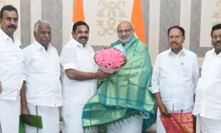 டெல்லியில் துணை ஜனாதிபதியை சந்தித்தார் எடப்பாடி பழனிசாமி