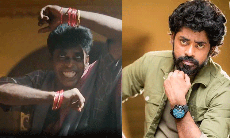 `கிஷ்கிந்தாபுரி படம்: வில்லன் லுக்கில் மிரட்டும் சாண்டி மாஸ்டர்