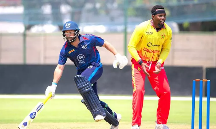 டி20 கிரிக்கெட்: ஜிம்பாப்வேவுக்கு 170 ரன்கள் இலக்கு நிர்ணயித்த நமீபியா