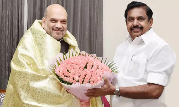 டெல்லி: அமித்ஷாவுடன் எடப்பாடி பழனிசாமி இன்று நேரில் சந்திப்பு டெல்லி: அமித்ஷாவுடன் எடப்பாடி பழனிசாமி இன்று நேரில் சந்திப்பு