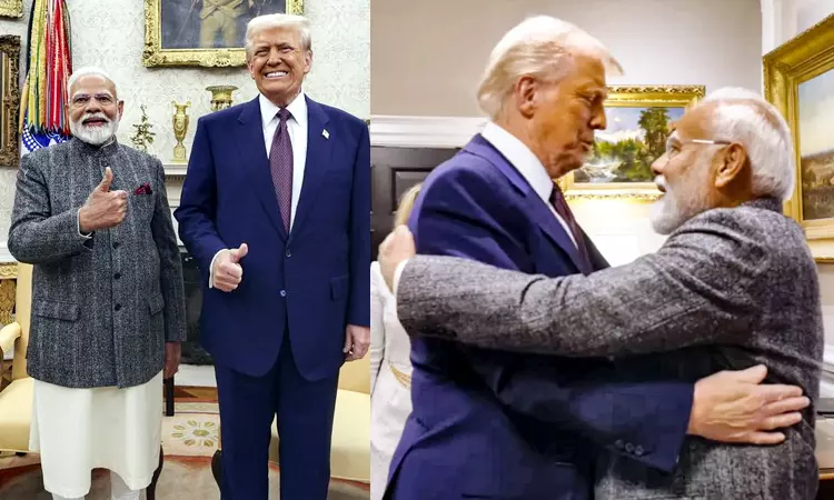 பிரதமர் மோடிக்கு தொலைபேசியில் பிறந்தநாள் வாழ்த்து தெரிவித்த டிரம்ப்