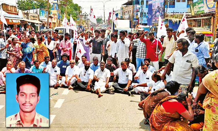 மயிலாடுதுறை அருகே பயங்கரம்: வாலிபர் சரமாரி வெட்டிக்கொலை.. காதல் விவகாரம் காரணமா..?