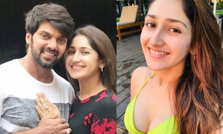 Aryas wife sayyeshaas comment... netizens are spreading it like wildfire