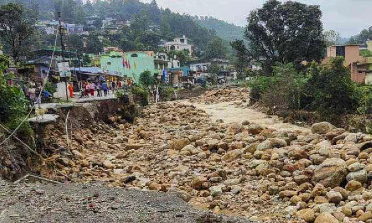 உத்தரகாண்டில் வெள்ளம், நிலச்சரிவு: பலி எண்ணிக்கை 18 ஆக உயர்வு