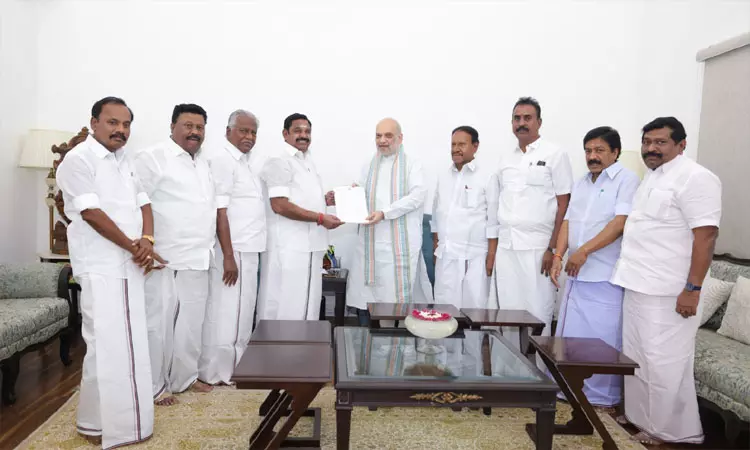 டெல்லியில் அமித்ஷாவை சந்தித்தபோது எடப்பாடி பழனிசாமி பேசியது என்ன? - பரபரப்பு தகவல்கள் டெல்லியில் அமித்ஷாவை சந்தித்தபோது எடப்பாடி பழனிசாமி பேசியது என்ன? - பரபரப்பு தகவல்கள்