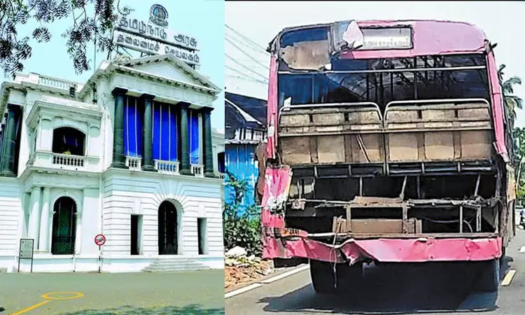 நொறுங்கிய நிலையில் மகளிர் விடியல் பஸ்? - தமிழக அரசு விளக்கம் நொறுங்கிய நிலையில் மகளிர் விடியல் பஸ்? - தமிழக அரசு விளக்கம்