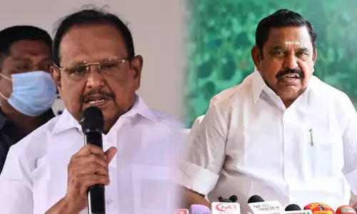 கைக்குட்டையால் முகத்தை மூடக்கூடிய நிலையில் எடப்பாடி பழனிசாமி: அமைச்சர் ரகுபதி தாக்கு