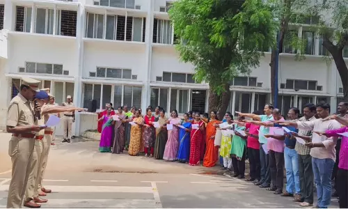 தூத்துக்குடி எஸ்.பி. அலுவலகத்தில் சமூக நீதி நாள் உறுதிமொழி ஏற்பு