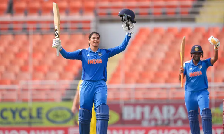 மகளிர் ஒருநாள் கிரிக்கெட்: புதிய வரலாறு படைத்த மந்தனா