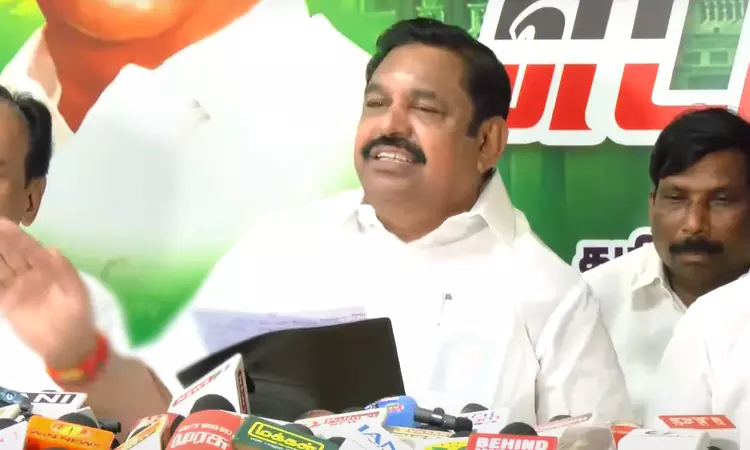 கை குட்டையால் நான் முகத்தை மறைத்தேனா? -  எடப்பாடி பழனிசாமி விளக்கம்