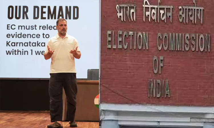 வாக்கு திருட்டு தொடர்பாக ராகுல் காந்தியின் குற்றச்சாட்டுக்கு தேர்தல் ஆணையம் மறுப்பு